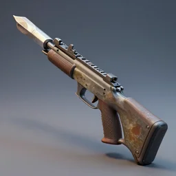 A 3D realistic detailed rendering of 🔫 in unity