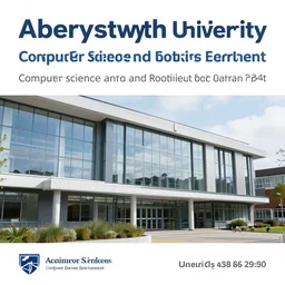 aberystwyth university computer science and robotics department, photograph, promotional poster