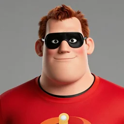 a real - life portrait of someone that looks like mr incredible, photography, 4 k, photorealistic, nikon, 1 / 4 headshot