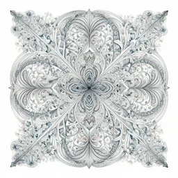 watercolor detailed intricate fractal escher patterns by chiharu shiota and peter mohrbacher