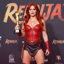 an amazing award winning photo of Red Sonja, cinematic
