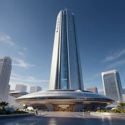 Star Fleet Headquarters in futuristic San Francisco of 2409