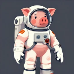 👨‍🚀🐷, digital Art, Greg rutkowski, artstation