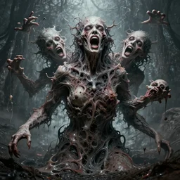 bio - morphing - nightmare - apophasis - fractalizing - reality - melting - morphing - by - godmachine - by - dzo - by - gurney - horror - art - trippy - agony - fscial - expressions - shouting - pain - hellscape - 8 k - hd