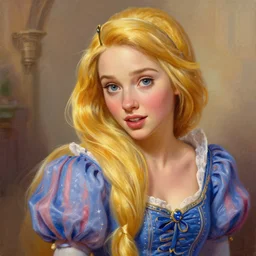 nikolaj coster - waldau as rapunzel ( ( ( disney ) ) ), digital painting, extremely detailed, 4 k, intricate, brush strokes, mark arian, artgerm, bastien lecouffe - deharme