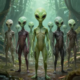 1000 humans inspired by aliens