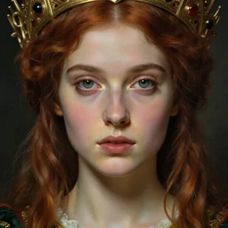 detailed realistic beautiful young medieval queen face portrait by tony diterlizzi, art nouveau, symbolist, visionary, gothic, pre - raphaelite