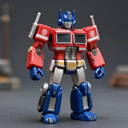 optimus prime as a 1 8 th century samurai, play - dough