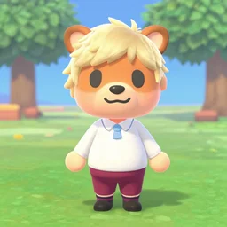 boris johnson as an animal crossing villager. boris johnson