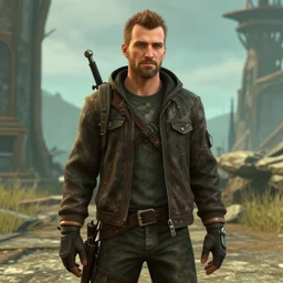 Video game Screenshot of Jesse Pinkman in skyrim