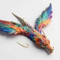 high angle shot of a beautiful feathered, colourful dragon, alphonse mucha, rhads, ross tran, artstation, artgem, octane render, 1 6 k