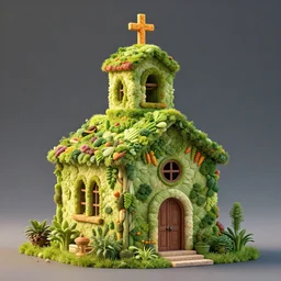 a sistine chapel made of vegetables, 8 k, artstation, highdetailed
