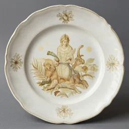 plates repousse artwork.