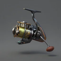 spinner for pike fishing, 3 d model, 4 k, octane, digital painting, artstation, concept art, sharp focus, illustration, cinematic film still, art by artgerm and greg rutkowski and alphonse mucha,