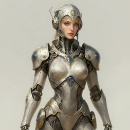 A full portrait of a beautiful post apocalyptic offworld machinist, intricate, elegant, highly detailed, digital painting, artstation, concept art, smooth, sharp focus, illustration, art by Krenz Cushart and Artem Demura and alphonse mucha