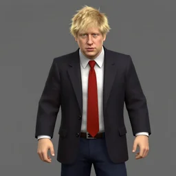 boris johnson in oldschool runescape, game render