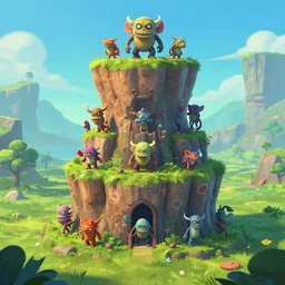 6 th layer, monsters, landscape, 4 k _ ultra