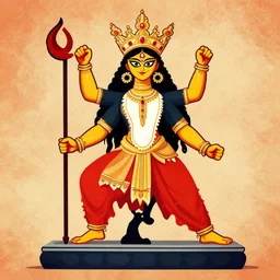 kali - durga ussr soviet union style
