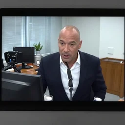 security camera footage of streaker in jeff bezos's office