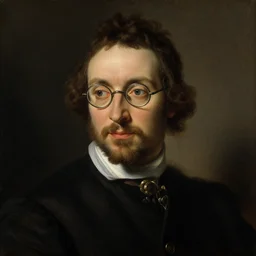 “portrait of a wealthy quality assurance analyst wearing glasses, highly detailed, circa 1615, oil on linen, Chiaroscuro, painted by Giovanni Baglione”