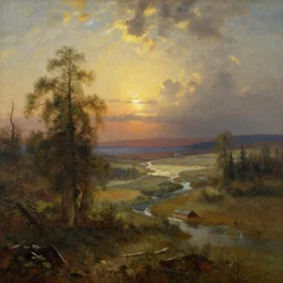 artwork by Albert Bierstadt