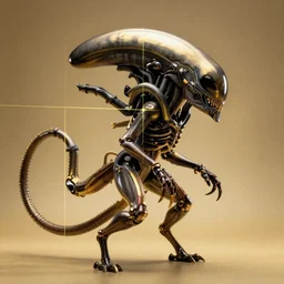 a detailed photo of a alien xenomorph by zach sutton, side profile, golden ratio composition, 3 5 mm, 8 k