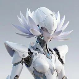 futuristic nymphaea mecha waterlily upper body, sepals forming helmet, floral details, nymphaea, 8 k hd resolution, barbatos gundam with floral inlay, bandai box art, star wars, tristan eaton, makoto kobayashi, frank gehry, raymond swanland
