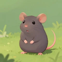 cute rat pixar concept art