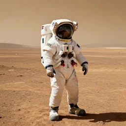 a typical human living on mars