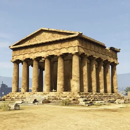 Valle dei Templi, Agrigento, Italy  in GTA V, in game screenshot