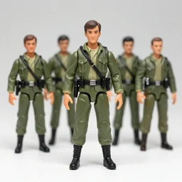 5 inch action figure of hawkeye from m * a * s * h