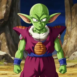 a still of gollum in dragon ball z,