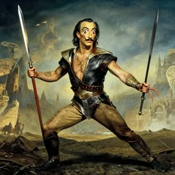 epic war of the gods, Seb Mckinnon, Salvador Dali
