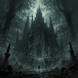 epic lovecraftian hellscape, digital art, masterpiece