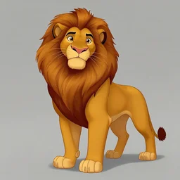 egyptian lion, fullbody simba lion king disney. cartoon style a very detailed a very detailed elegant, sharp focus, a very detailed art by jessica rossier and alphonse mucha, deviantart, adoptable, design