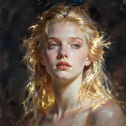 a portrait, art by james jean, elemental,