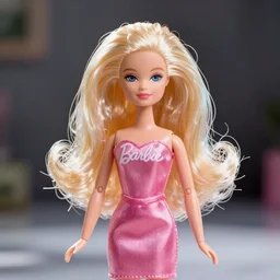 ugly Barbie, ethereal volumetric light, sharp focus