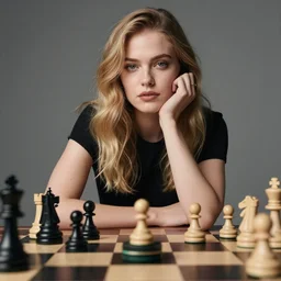 chess piece of anya taylor - joy