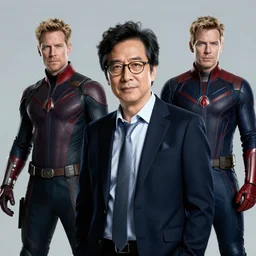 studio portrait of ai professor, avantgarde photo portrait of ai artist by yuko shimizu, marvel movie still frame of mr sinister, mcu nathaniel essex mr sinister by rembrandt