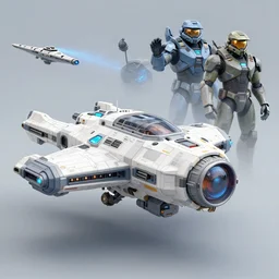 a blocky spaceship inspired by a battleship and maschinen krieger, ilm, beeple, star citizen halo, mass effect, starship troopers, elysium