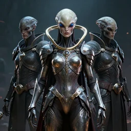 epic portrait of alien queen in ring armour by giger and elvgren epic octane vfx maya render