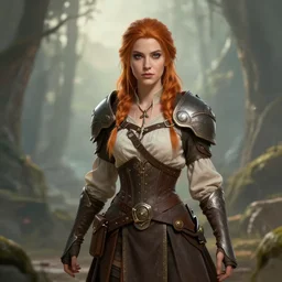 ana de armass portrait as a dnd character fantasy art style. true color. fantasy background