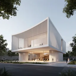 a house by zaha hadid. cg architect, ronen bekermen, illustrarch