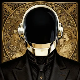 portrait of Daft Punk, elegant, intricate, headshot, highly detailed, digital painting, artstation, concept art, sharp focus, illustration, art by artgerm and greg rutkowski and alphonse mucha