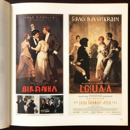 a page with 2 0 thumbnails of opera posters. italy 1 9 2 1