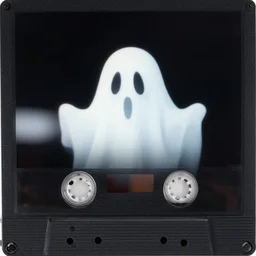 a photopgrah of a ghost caught from a cameras tape