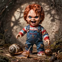 screaming chucky doll snail species
