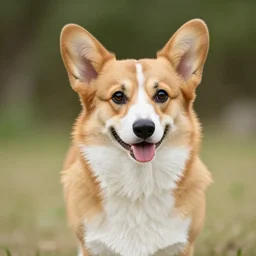 professional nature photography of spider corgi hybrid
