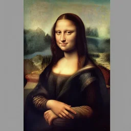 the monalisa in the style of zdzisław beksiński