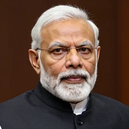 portrait of Narendra Modi in the style of Mario Testino, detailed, 82 mm sigma art